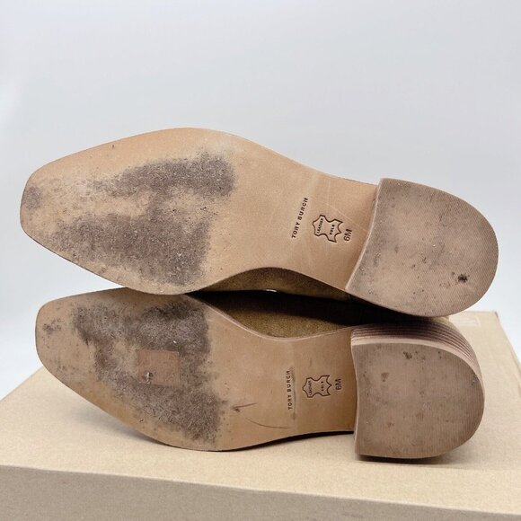 Tory Burch Tan Suede Ankle Boots - Picture 9 of 12